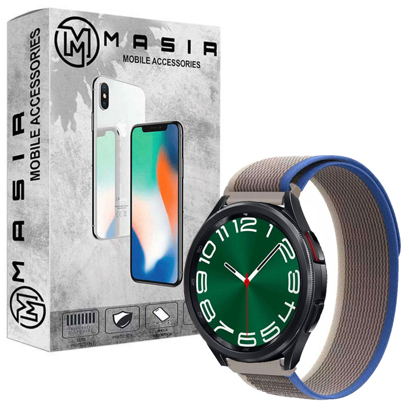 بند مسیر مدل Trail Loop Strap مناسب برای ساعت هوشمند سامسونگ Galaxy Watch 6 Classic 47mm