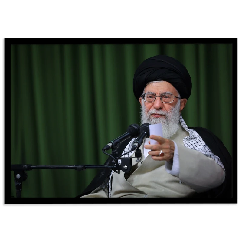 تابلو بکلیت طرح آیت الله سید علی خامنه ای مدل B-s2078