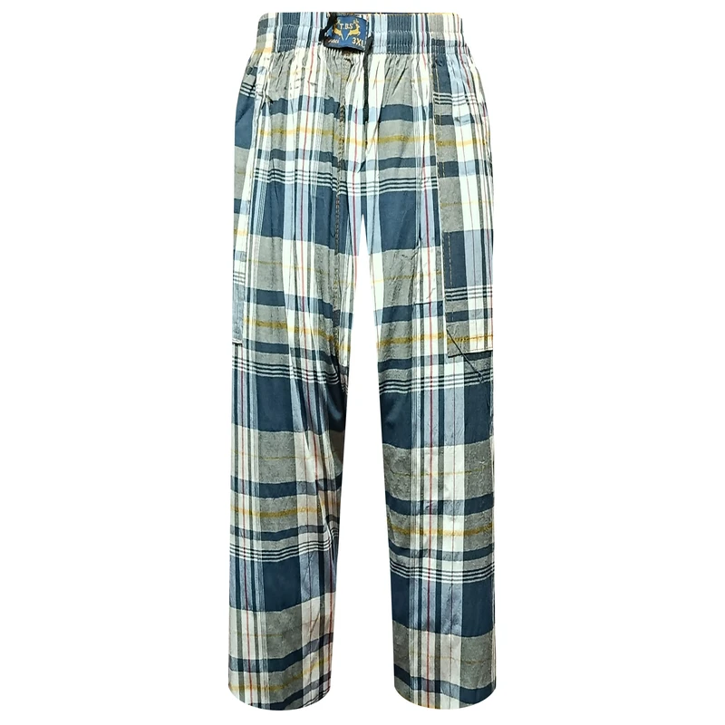 شلوار راحتی مردانه مدل چهارخونه کد 112