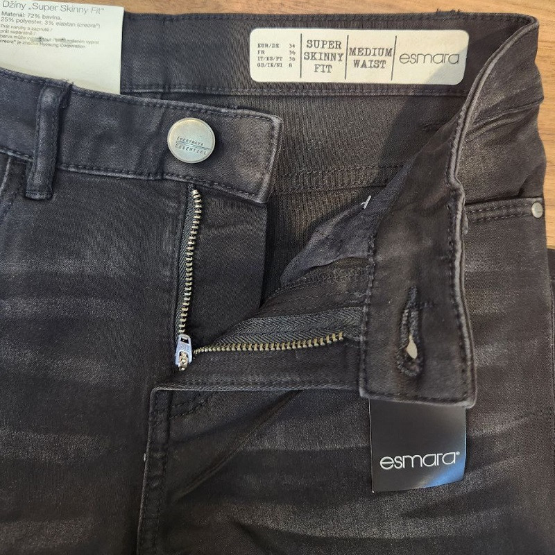 شلوار جین زنانه اسمارا مدل کاغذی سنگشور IAN302470