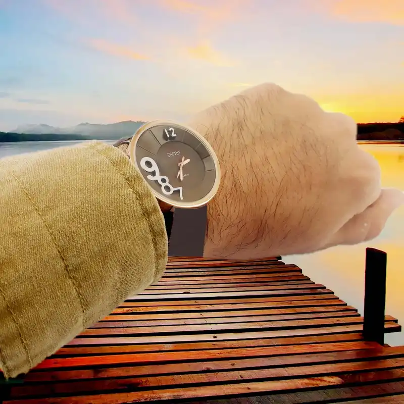 ساعت مچی عقربه ای مدل سه بعدی کد 10ghahvei