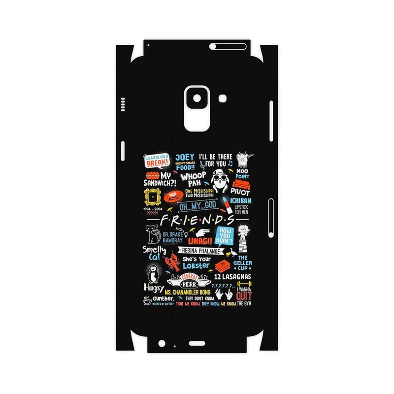 برچسب پوششی ماهوت مدل Friends 2-FullSkin مناسب برای گوشی موبایل سامسونگ Galaxy A8 2018
