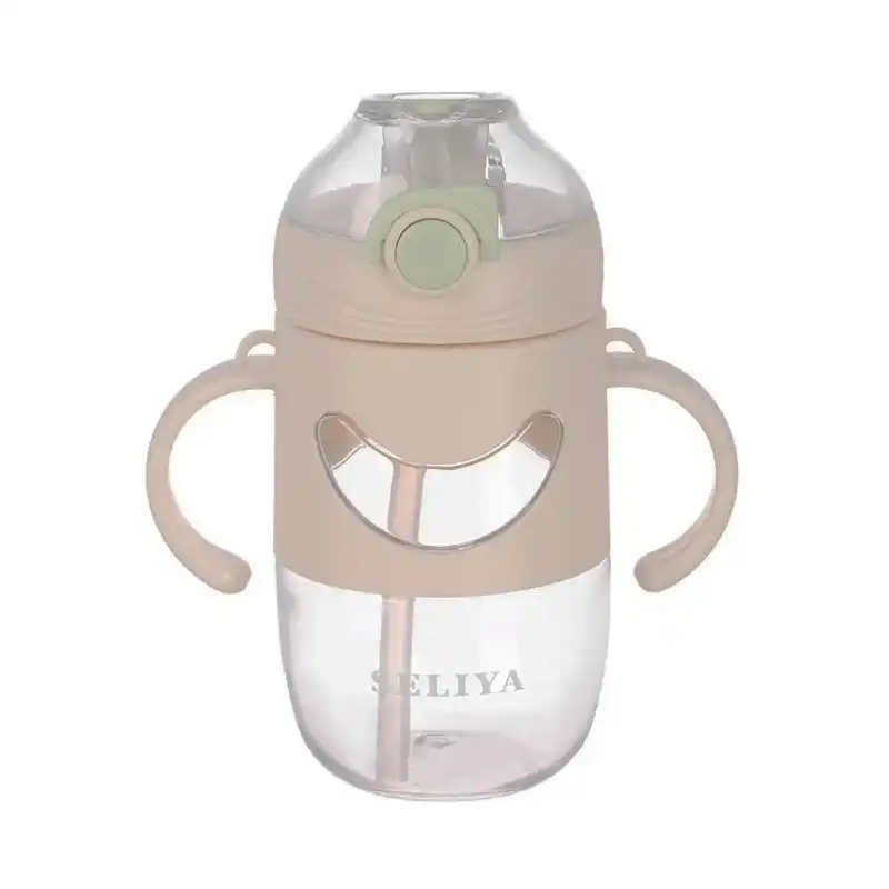 قمقمه کودک مدل نی دار اسمایلی گنجایش 420 میلی لیتر