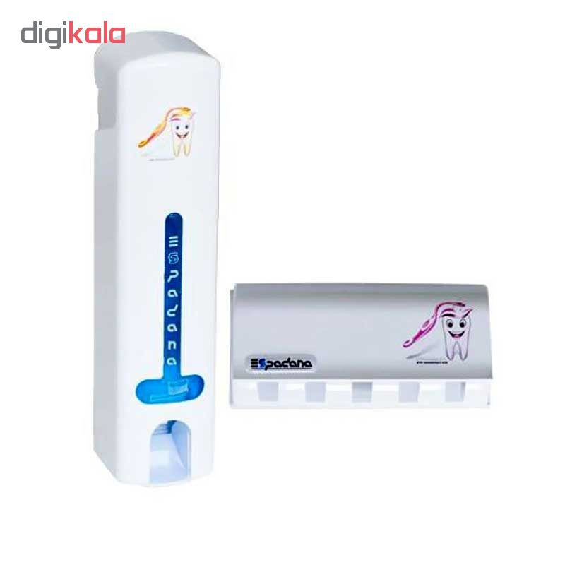 جا مسواکی اسپادانا کد 104000240 به همراه دستگاه خمیر دندان