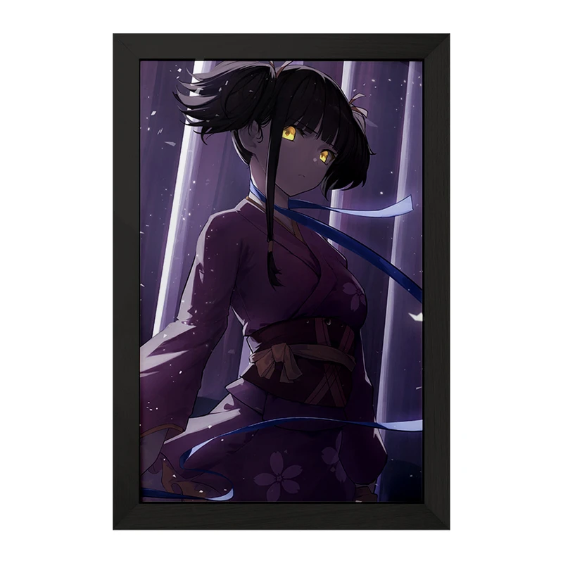 تابلو خندالو مدل مومی انیمه کابانری (Kabaneri) کد 35982