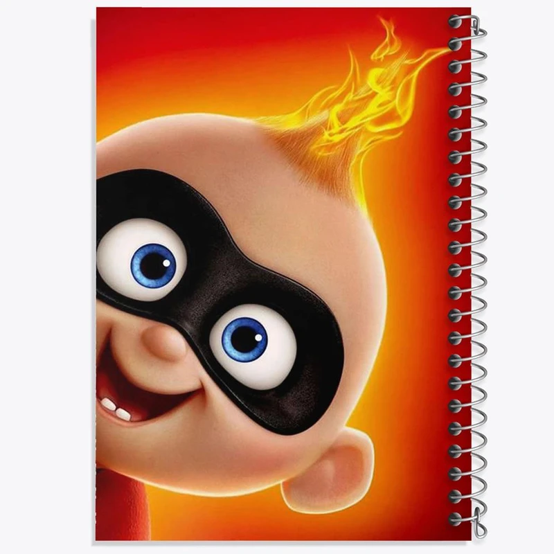 دفتر لیست خرید 50 برگ خندالو طرح شگفت انگیزان The Incredibles کد 1842