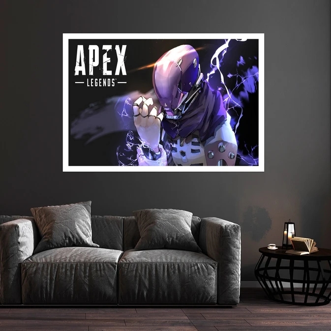 تابلو بکلیت طرح بازی Apex Legends مدل قاب شاسی W-s8909