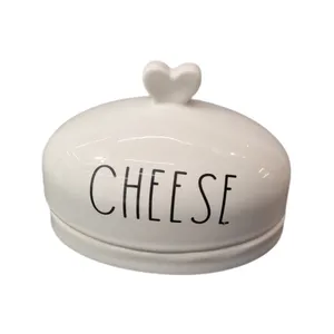 ظرف پنیر سرامیکی مدل تکست 