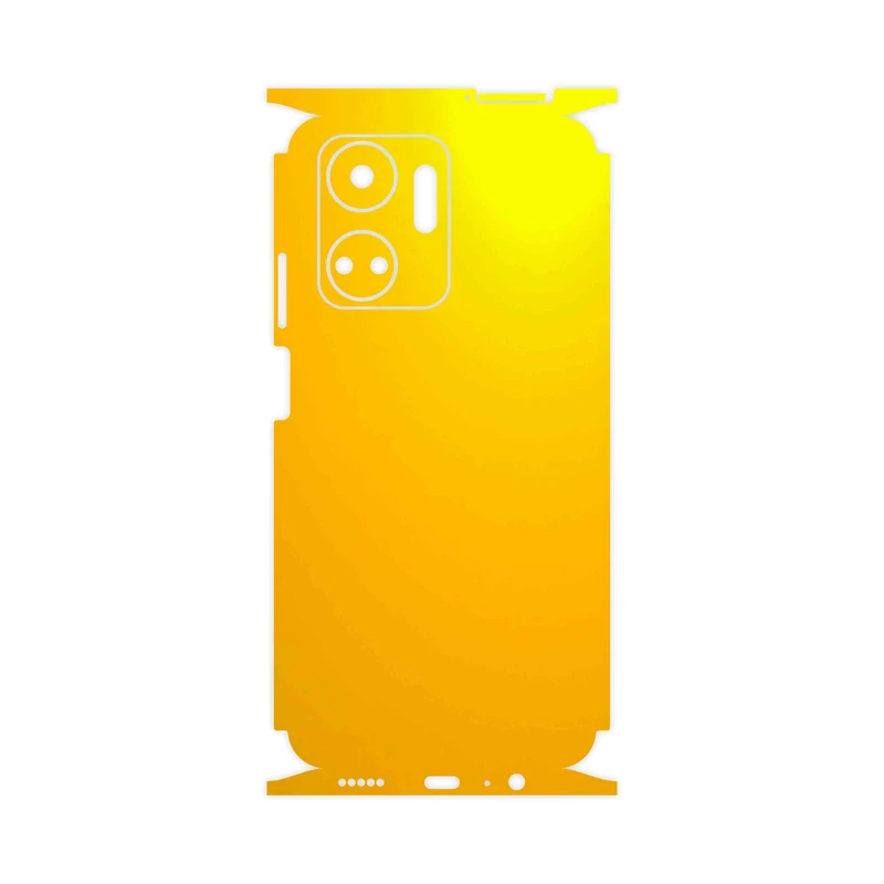 برچسب پوششی ماهوت مدل Matte-Deep-Mustard-FullSkin مناسب برای گوشی موبایل آنر X7a