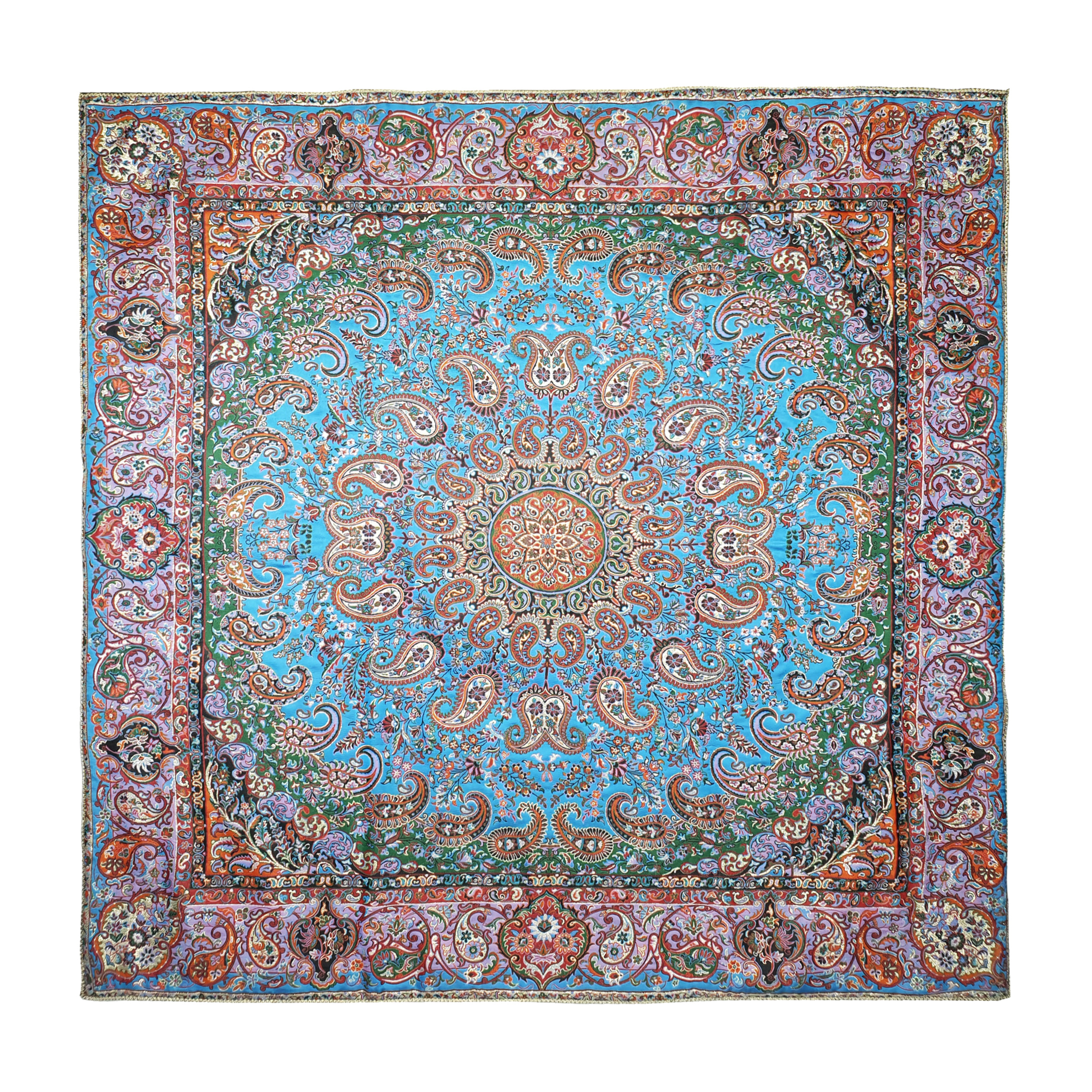  رومیزی ترمه مدل خورشید کد 9BUF21-1