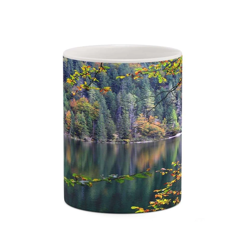 ماگ کاکتی مدل منظره پاییزی کد mgh18544