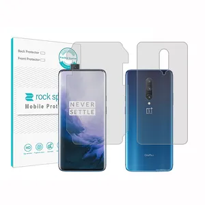 Rockspace clear screen protector HyGEL model suitable for OnePlus 7PRO mobile phone with back protector