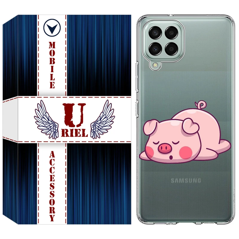 کاور یوریل مدل Clear کد 42 طرح پیگی مناسب برای گوشی موبایل سامسونگ Galaxy M33