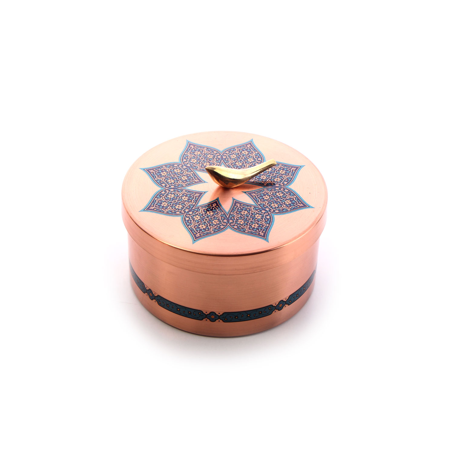 شکلات خوری مسی آرانیک مدل دردار با تزیین سنتی کد 1001200107