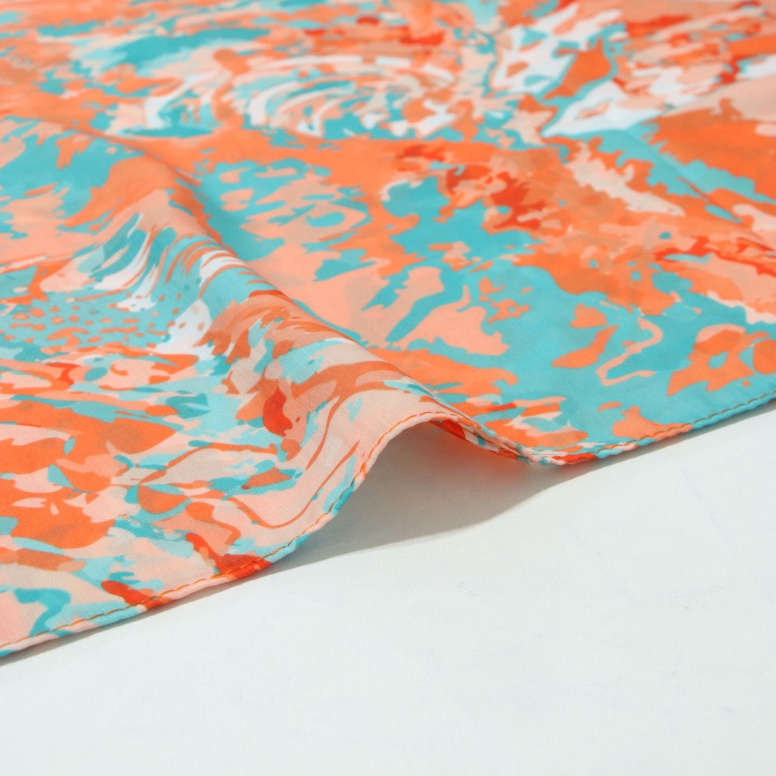 شال زنانه مدل تابستانه آبرنگی ساده کد a-3082 -  - 8