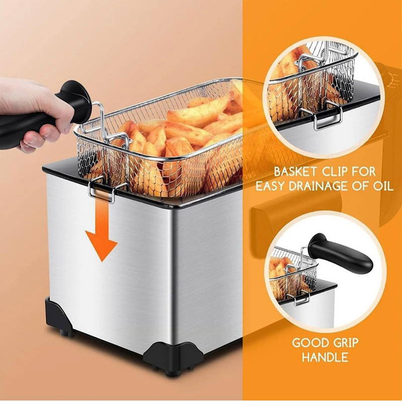 سرخ‌کن 3 لیتر راف مدل R5219 طرح دیپ فرایر 