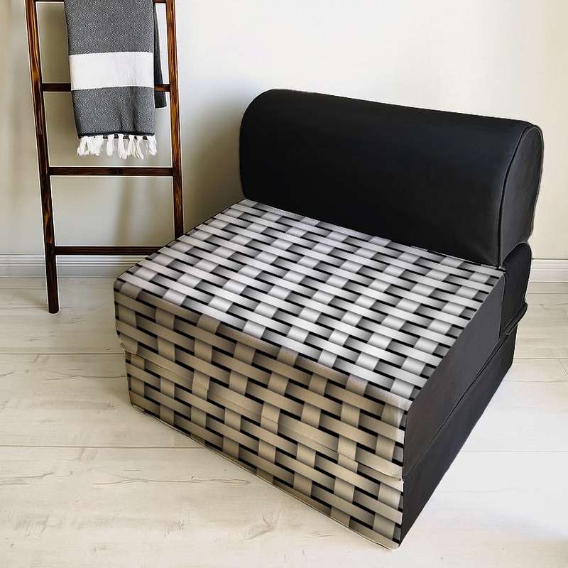 مبل تختخواب شو یک نفره نوپه هوم مدل مدرن سبدی M1166
