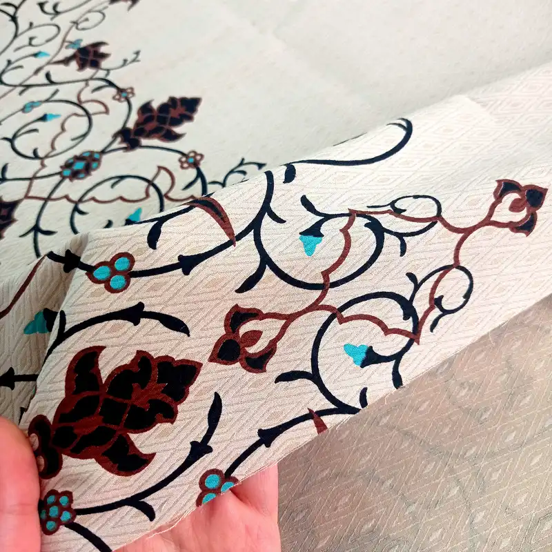 پارچه مانتو طرح پامچال کد P800-A