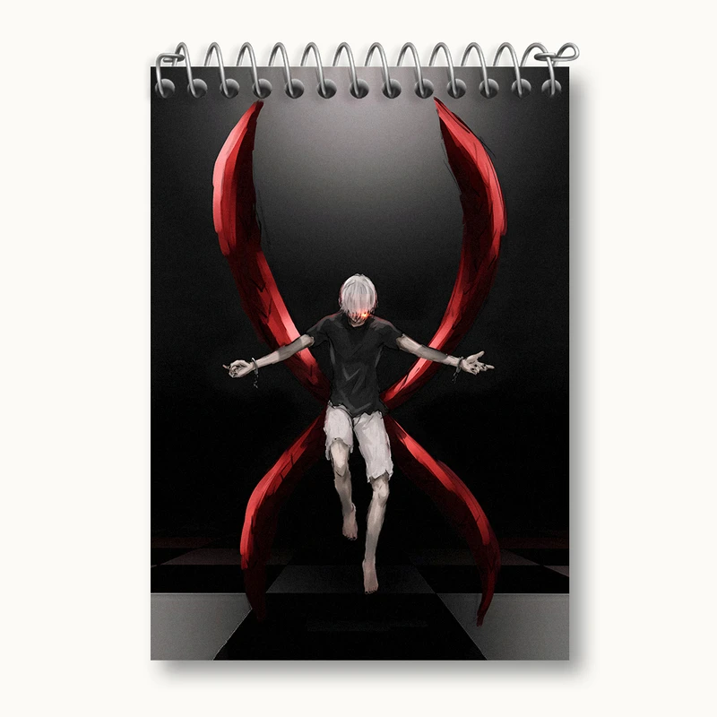 دفتر یادداشت 50 برگ خندالو طرح انیمه توکیو غول (Tokyo Ghoul) کد N4945
