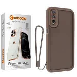 کاور موکولو مدل Silicone Puffer Strap مناسب برای گوشی موبایل سامسونگ Galaxy A50S/ A30S به همراه بند آویز