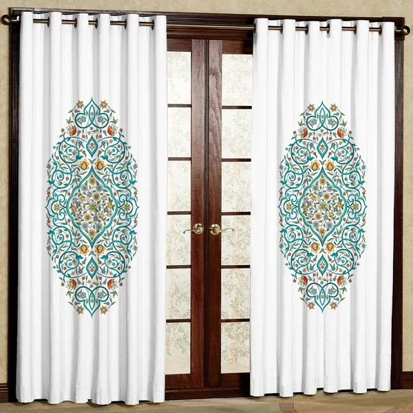 پرده مدل مخمل پانچی کد 5856 سایز 280x140 سانتی متر