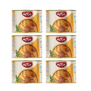 کنسرو قیمه سیب زمینی با گوشت پتراکو - 500 گرم  بسته 6 عددی