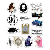 استیکر لپ تاپ توییجین و موییجین طرح Harry potter کد 04 مجموعه 14 عددی