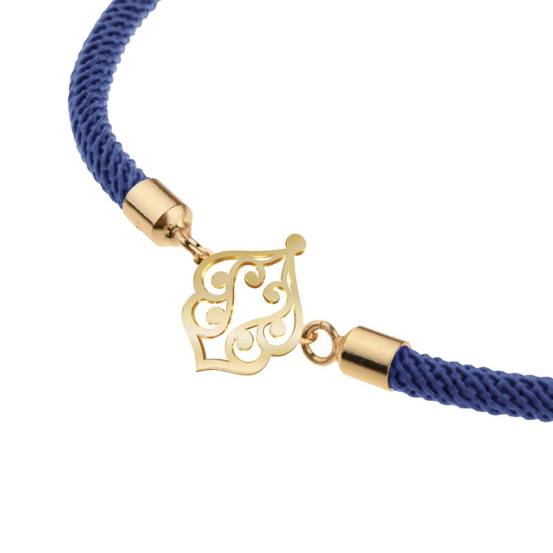 دستبند طلا 18 عیار زنانه مدوپد مدل اسلیمی کد D13-10553