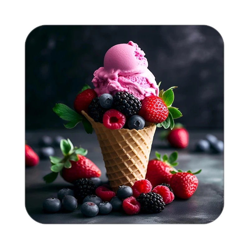 زیر لیوانی کاکتی طرح میوه مدل mp21453