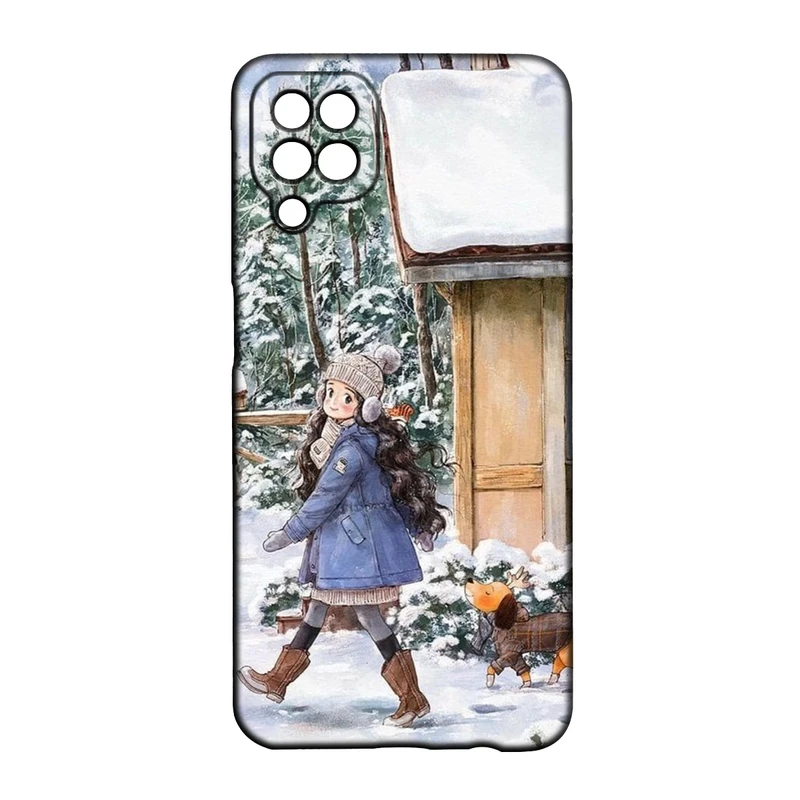 کاور طرح دخترانه کد 264 مناسب برای گوشی موبایل سامسونگ Galaxy A22 4g