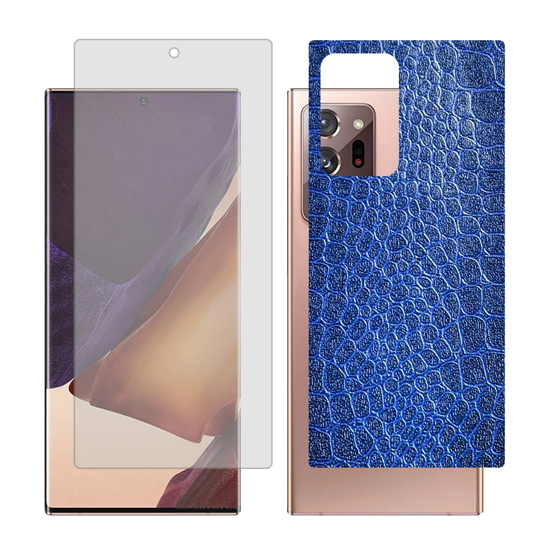 محافظ صفحه نمایش مات گلس مدل together مناسب برای گوشی موبایل سامسونگ Galaxy Note20 Ultra 5G  به همراه برچسب پوششی پشت گوشی