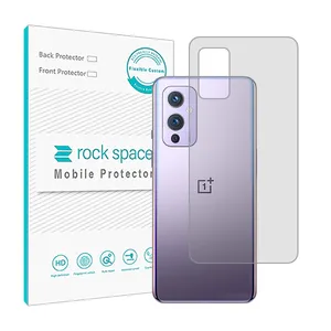 Transparent Rockspace HyGEL phone back protector suitable for OnePlus 9 mobile phone