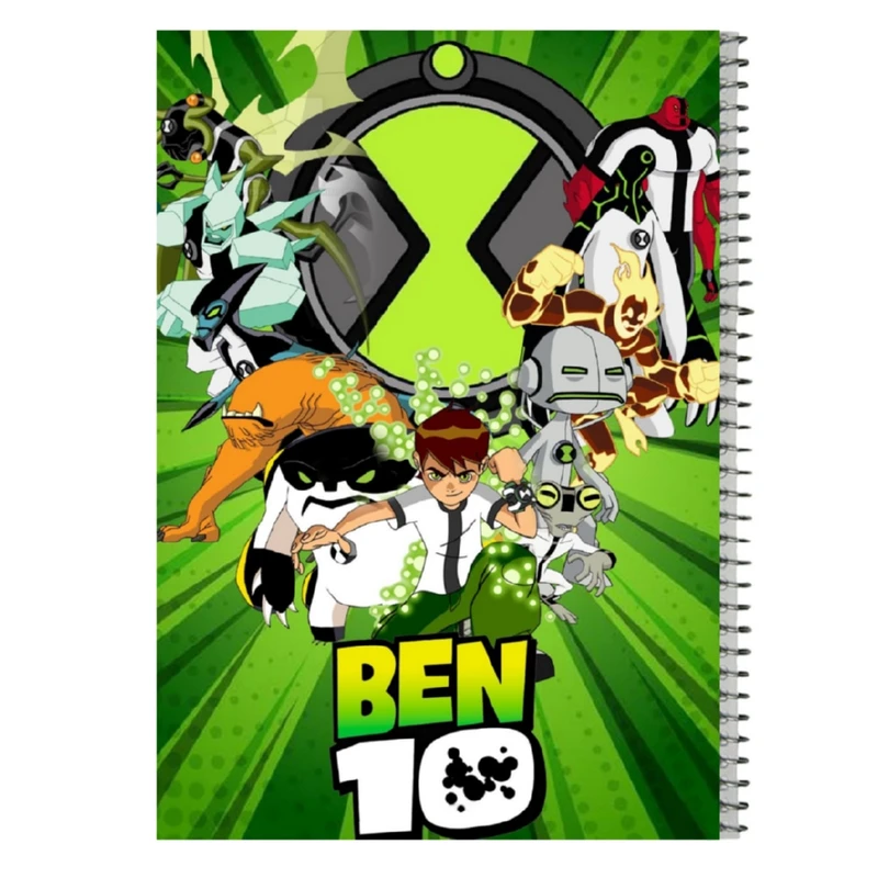 دفتر مشق 80 برگ مدل بن تن