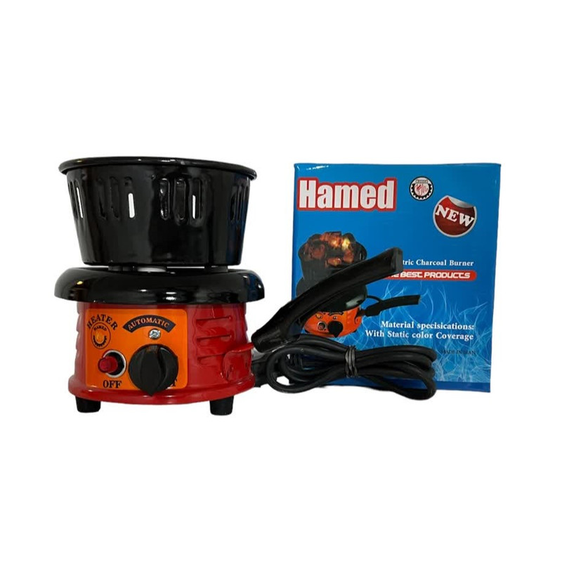 زغال سرخ کن حامد مدل مینی 650 وات اتوماتیک