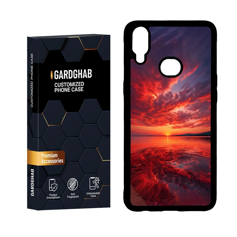 کاور گارد قاب مدل دورژله ای منظره و طبیعت مناسب برای گوشی موبایل سامسونگ Galaxy A10s