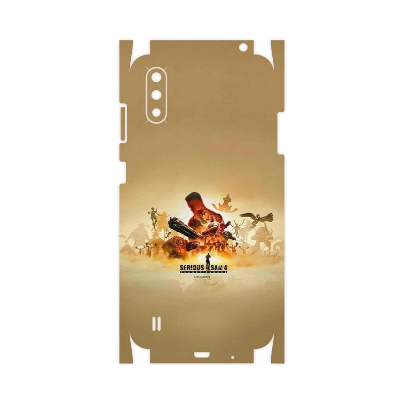 برچسب پوششی ماهوت مدل Serious Sam Game Series-FullSkin مناسب برای گوشی موبایل سامسونگ Galaxy A01