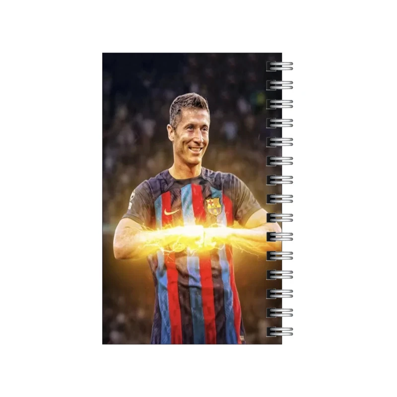 دفترچه یادداشت 50 برگ طرح رابرت لواندوفسکی مدل to do list کد 9178165