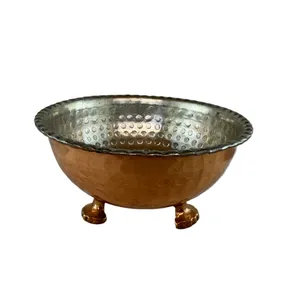 کاسه مسی مدل سه پایه