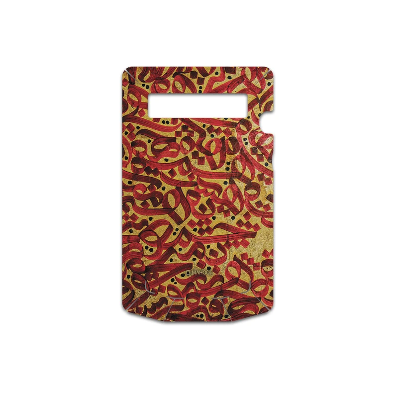 برچسب پوششی ماهوت مدل Nastaliq-6 مناسب برای گوشی موبایل بلک بری Porsche Design P9981