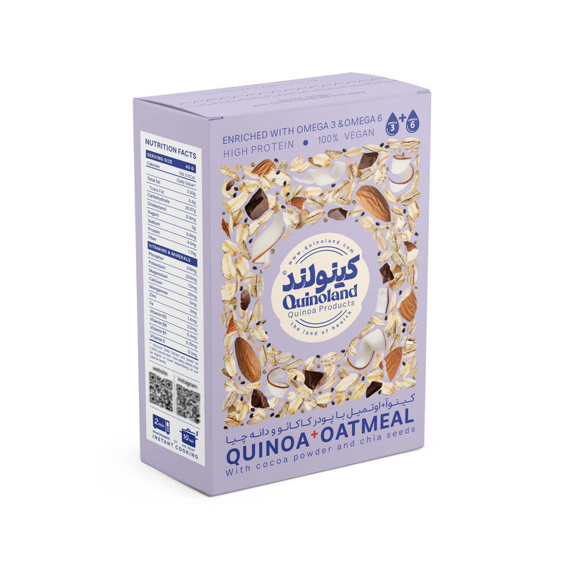 کینوا اوتمیل کاکائو کینولند -۳۰۰ گرم 