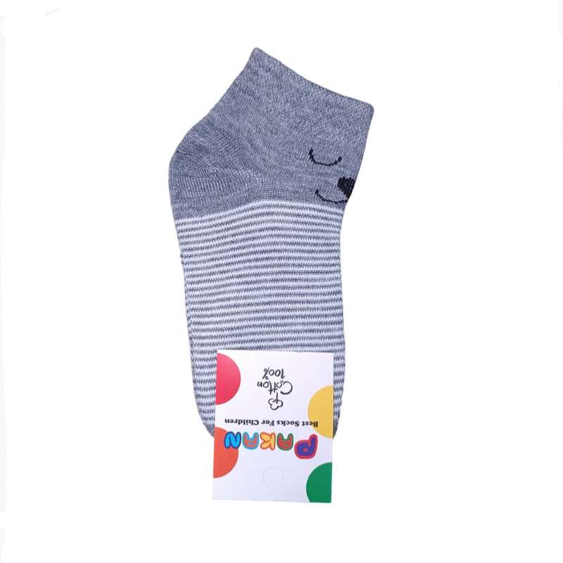 جوراب ساق کوتاه بچگانه مدل راه راه گربه 4