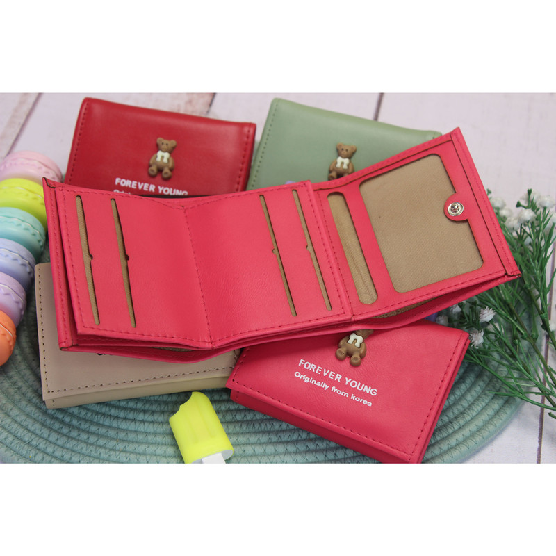 کیف پول زنانه مدل خرسی کد KZD-0119