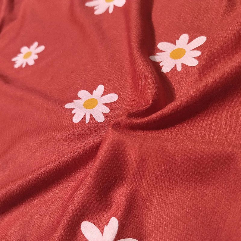 ست تی شرت و شلوارک زنانه مدل بابونه کد 7