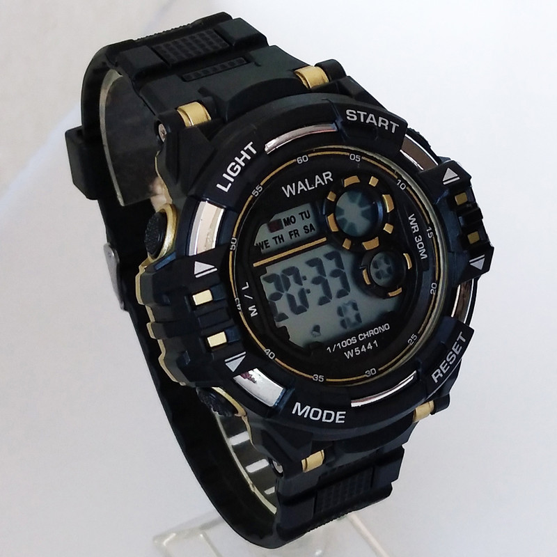 ساعت مچی دیجیتال والار مدل اسپرت چراغ دار کد 10.20