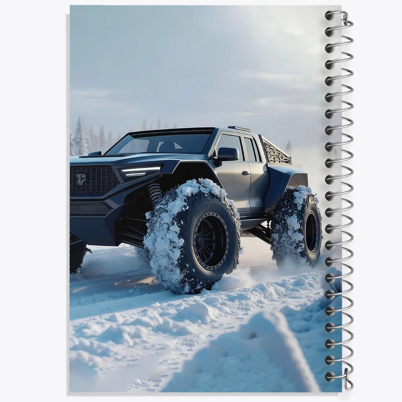 دفتر مشق 100 برگ خندالو طرح آفرود (Off Road) کد F5214