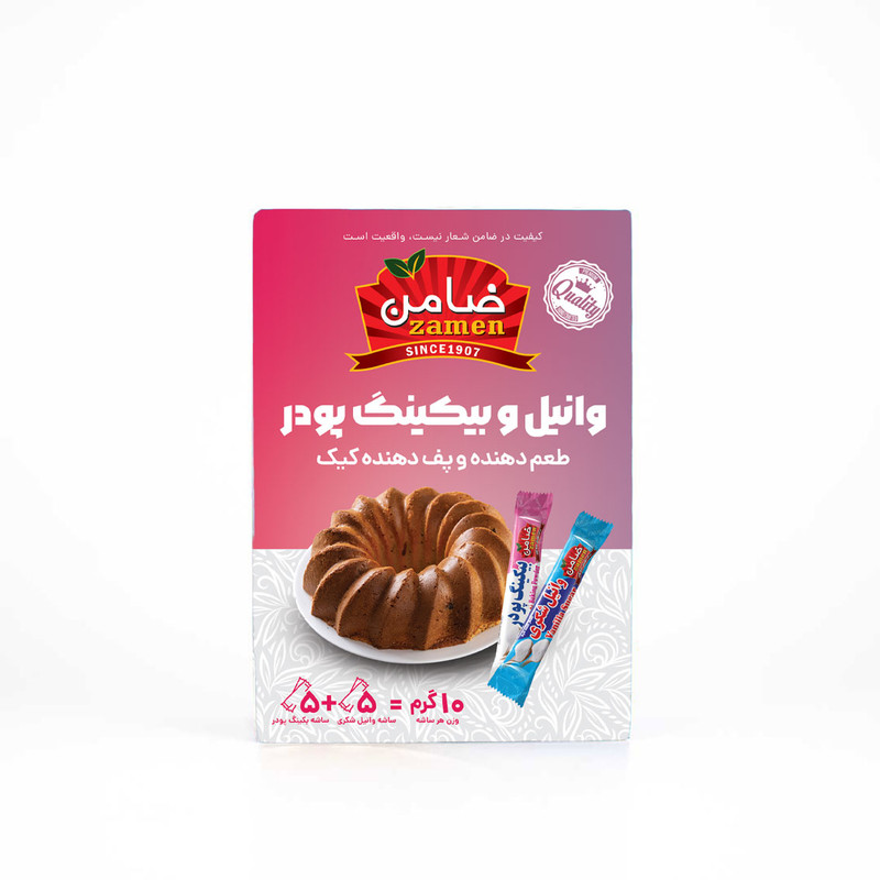 وانيل شكري و بيكينگ پودر ضامن - 100 گرم