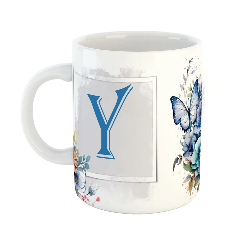 ماگ پاد افرین مدل پروانه طرح حرف Y