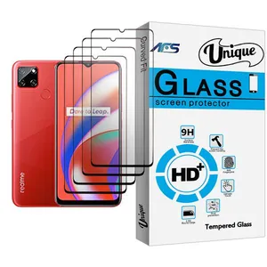AFS Unique Glass MIX004 Screen Protector For Realme C12 Pack Of 4
