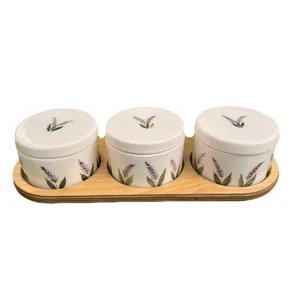 بانكه سراميكي مدل لوندر مجموعه ٣ عددي