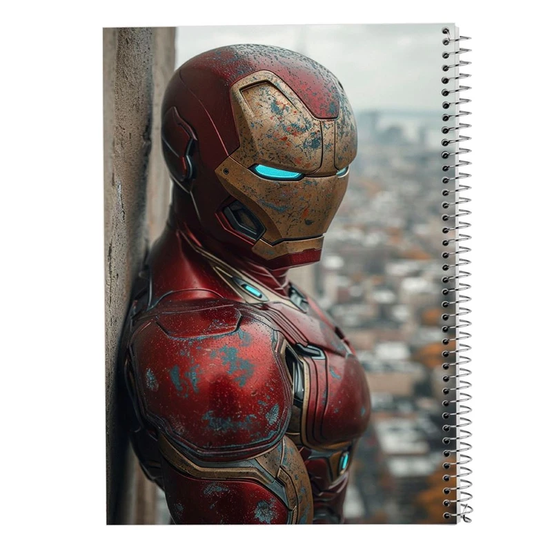 دفتر شطرنجی 50 برگ مدوپد طرح مردآهنی کد DF15648